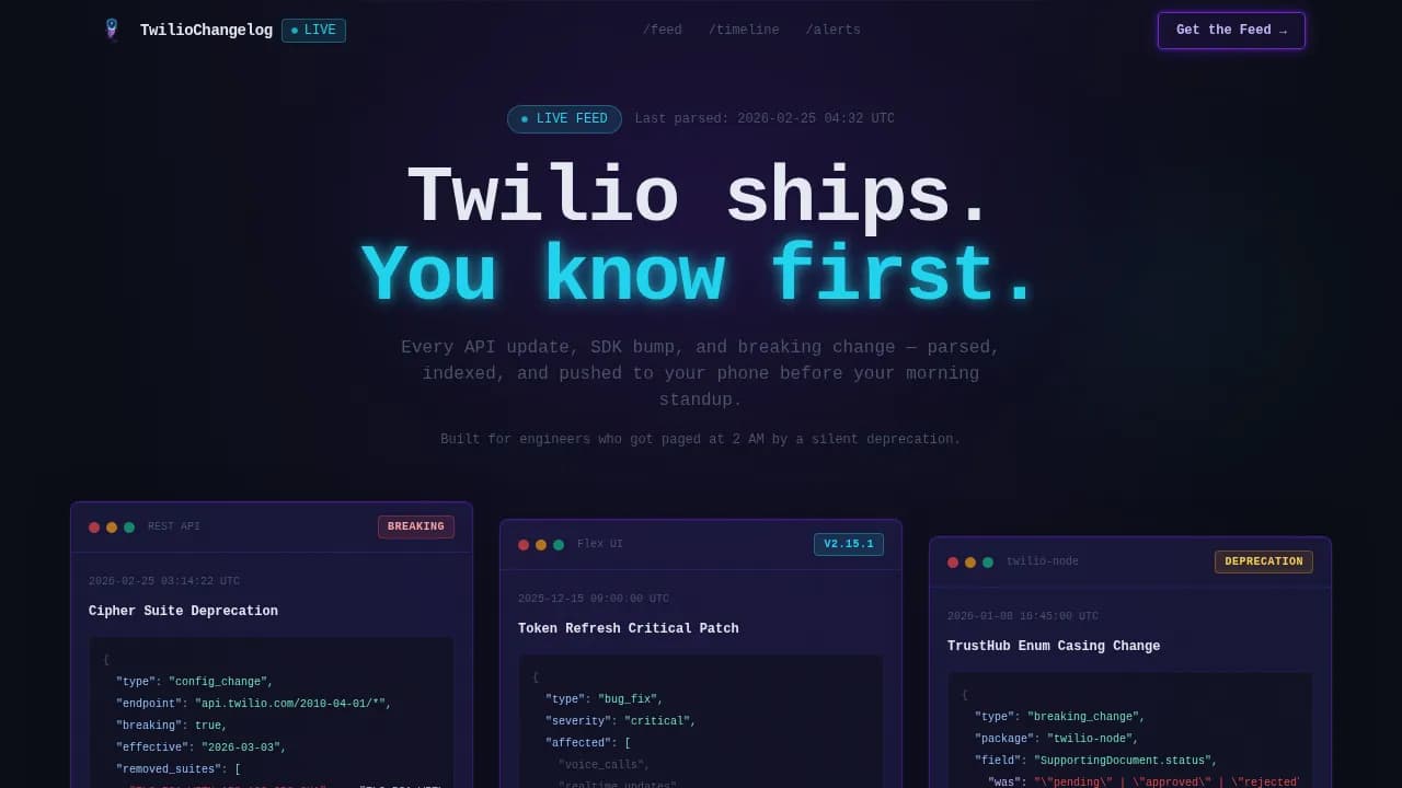 Stream — Instant API Documentation Landing Page Template