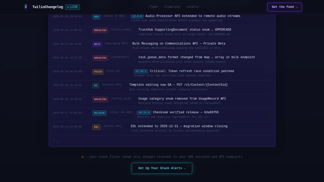 Stream — Instant API Documentation Landing Page Template