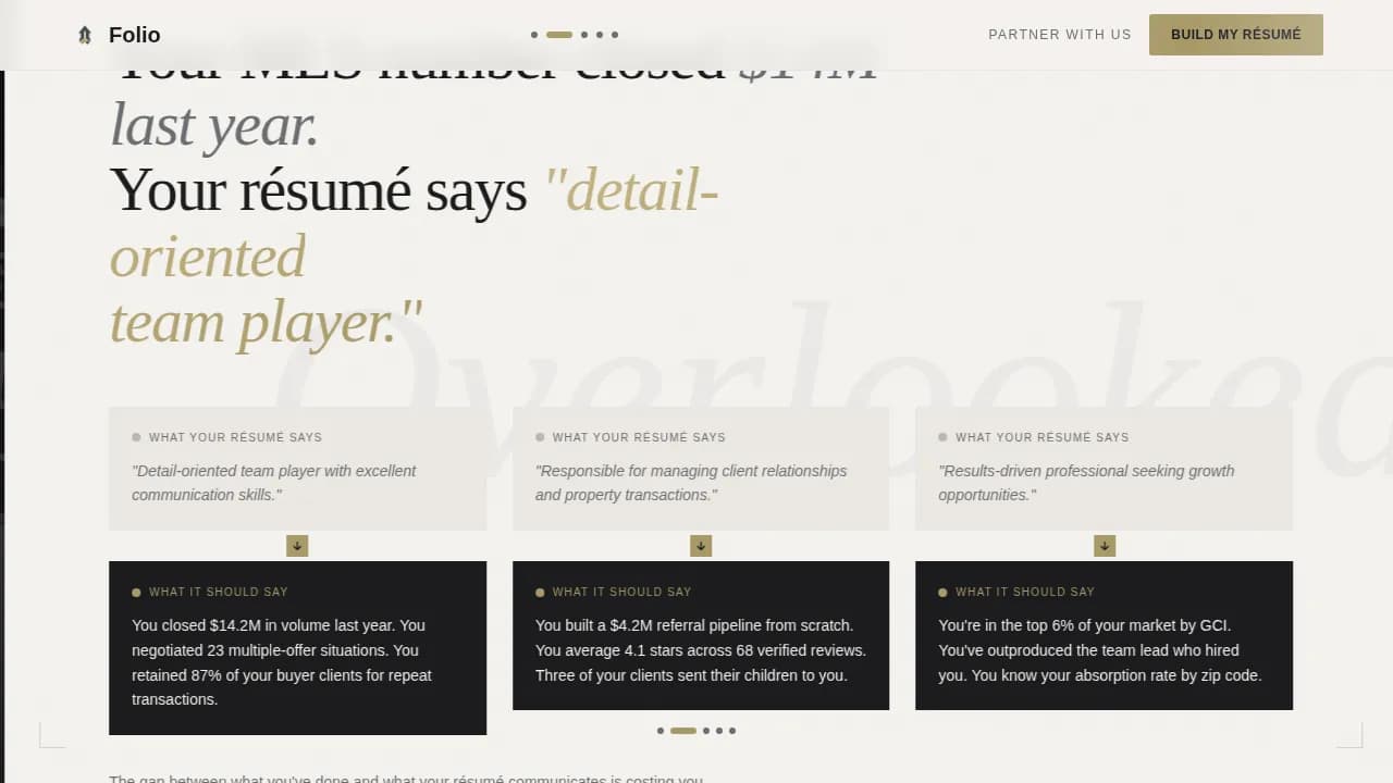 Presence — Professional Realtor Portfolio Landing Page Template