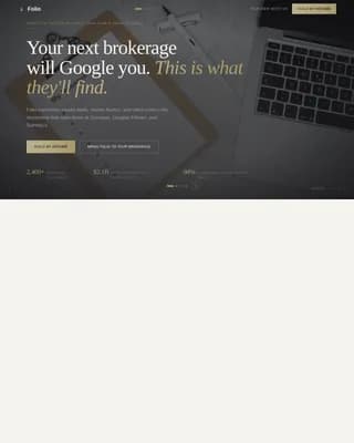 Presence — Professional Realtor Portfolio Landing Page Template
