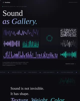 Resonance — Expert Audio Design Landing Page Template