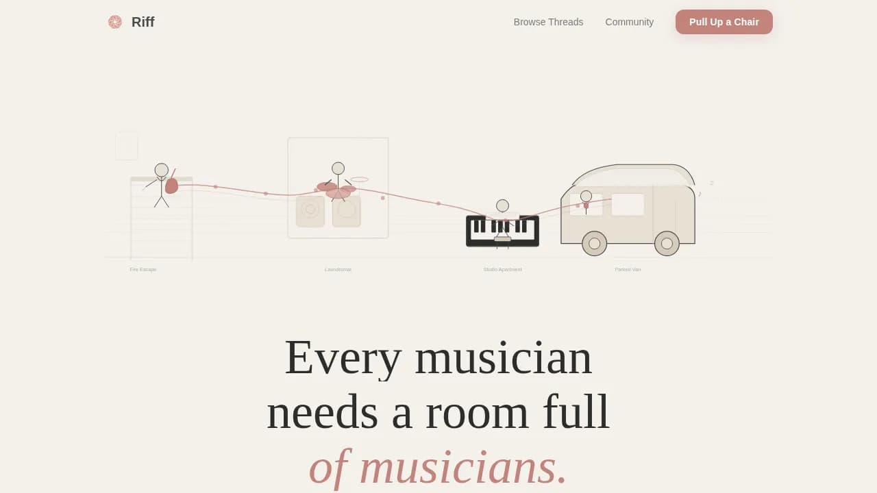 Harmony — Musician Studio Booking Landing Page Template