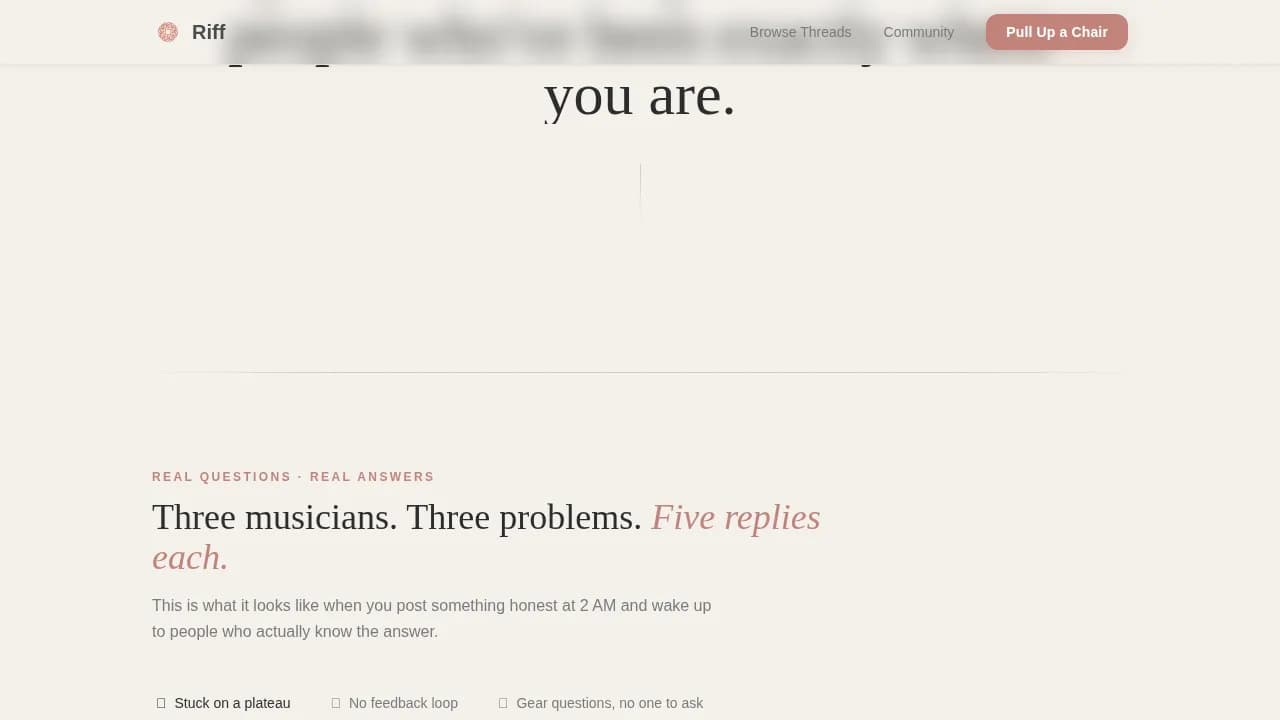 Harmony — Musician Studio Booking Landing Page Template