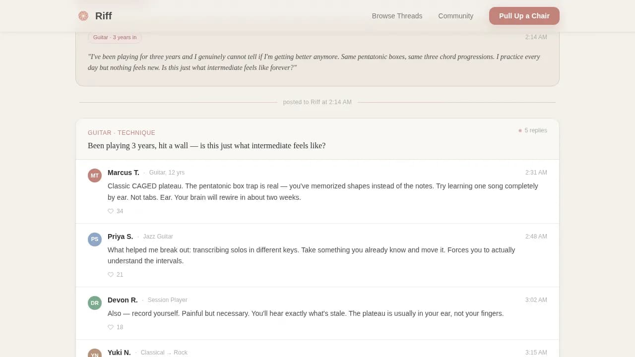 Harmony — Musician Studio Booking Landing Page Template