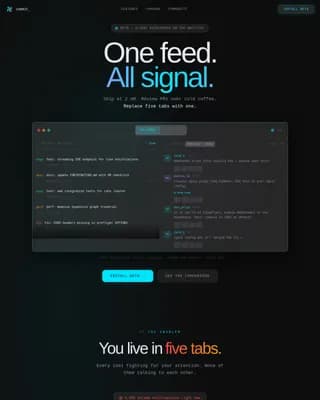 Unite — Developer Collaboration Platform Landing Page Template