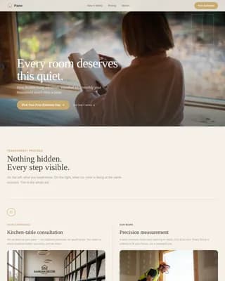 Clarity — Professional Window Installation Landing Page Template