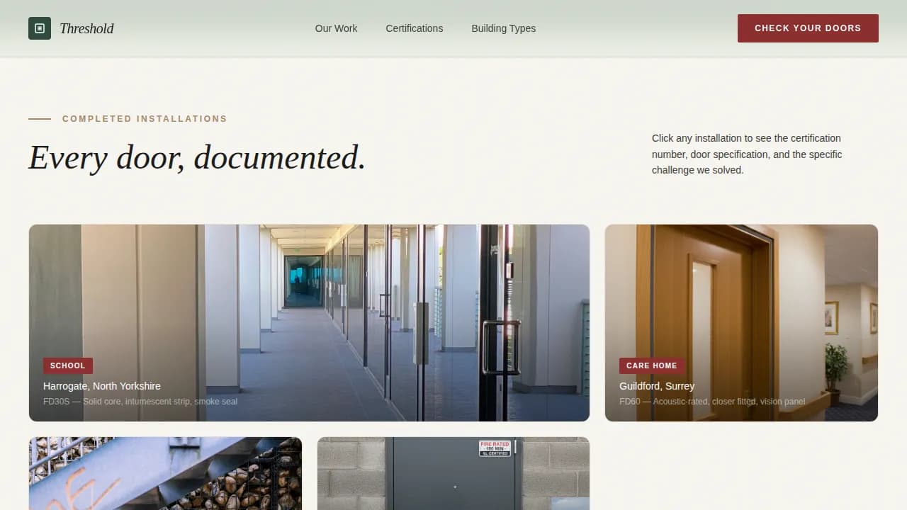 Certify — Verified Safety Standards Landing Page Template