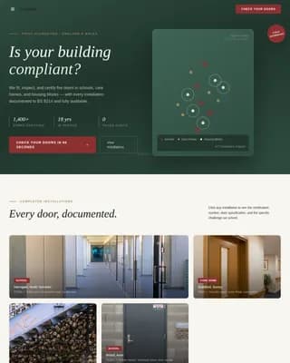 Certify — Verified Safety Standards Landing Page Template
