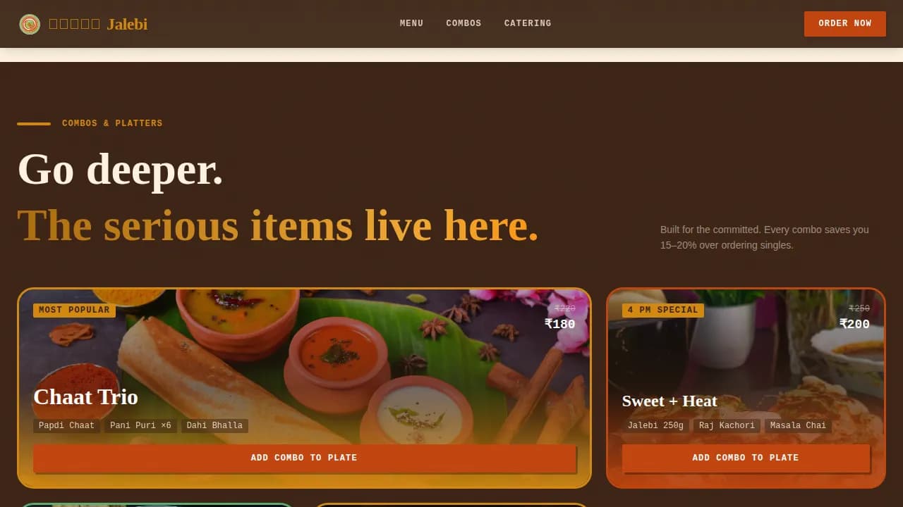 Spice — Vibrant Street Food Marketplace Landing Page Template