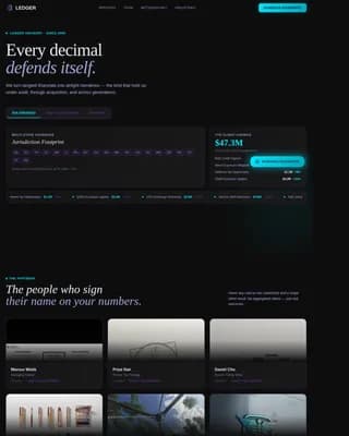 Balance — Comprehensive Accounting Solution Landing Page Template