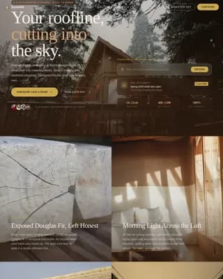 Elevate — Premium Custom Home Design Landing Page Template