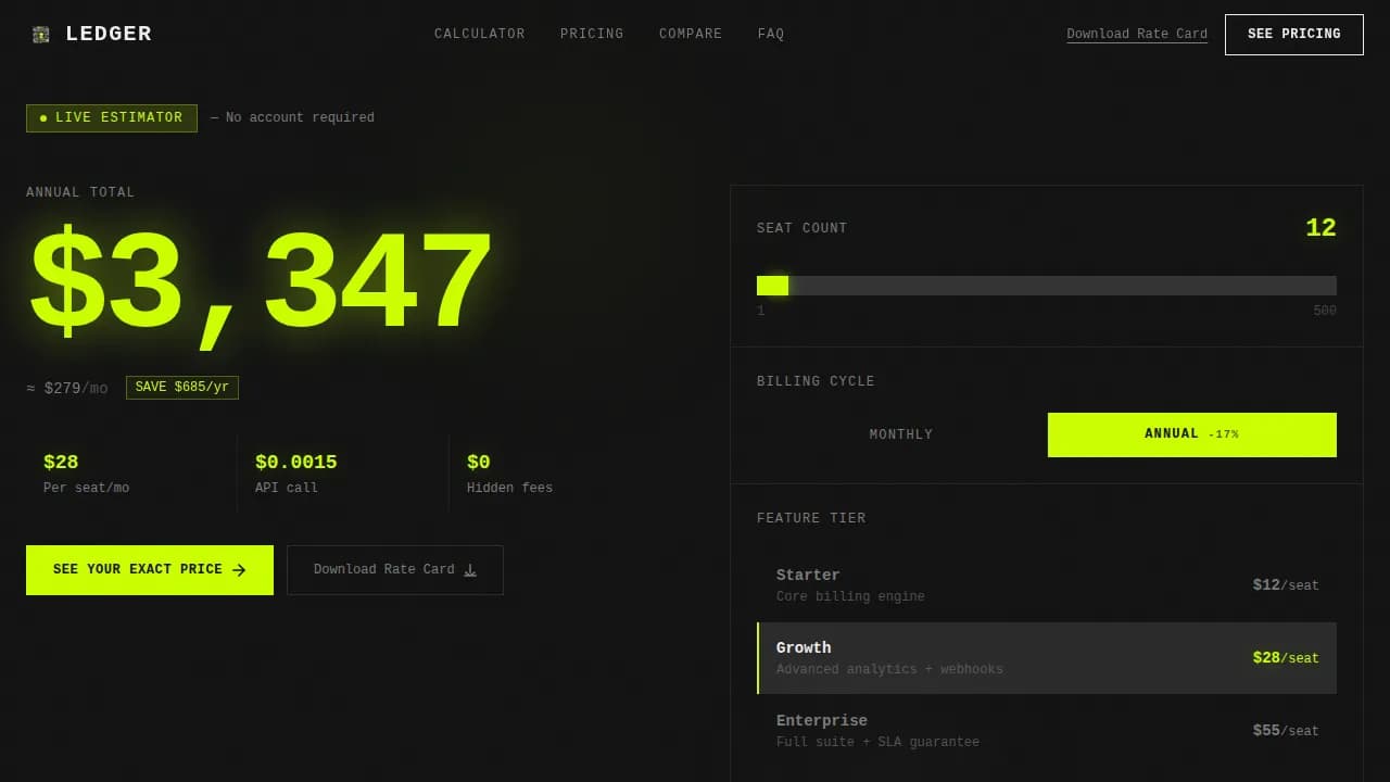 Prism — Transparent Cost Management Landing Page Template