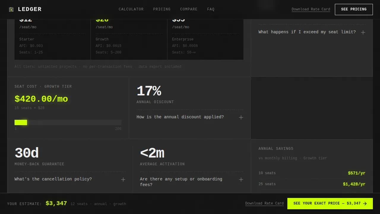 Prism — Transparent Cost Management Landing Page Template