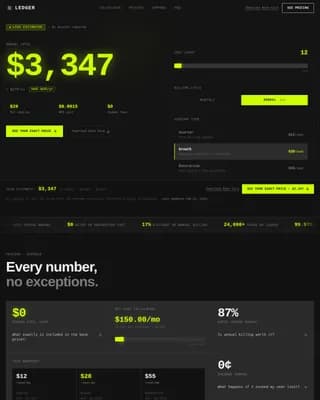 Prism — Transparent Cost Management Landing Page Template