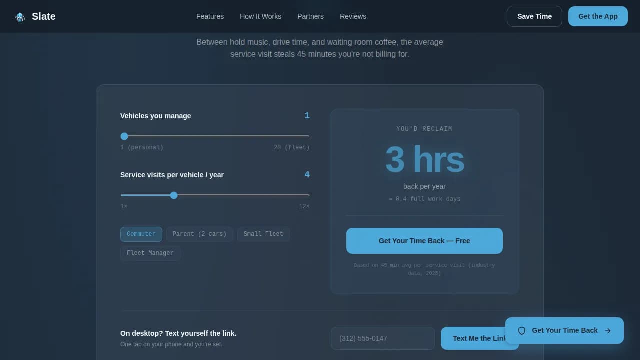 Chronos — Intelligent Automotive Booking Landing Page Template