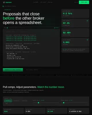 Appraise — Instant Property Proposal Landing Page Template