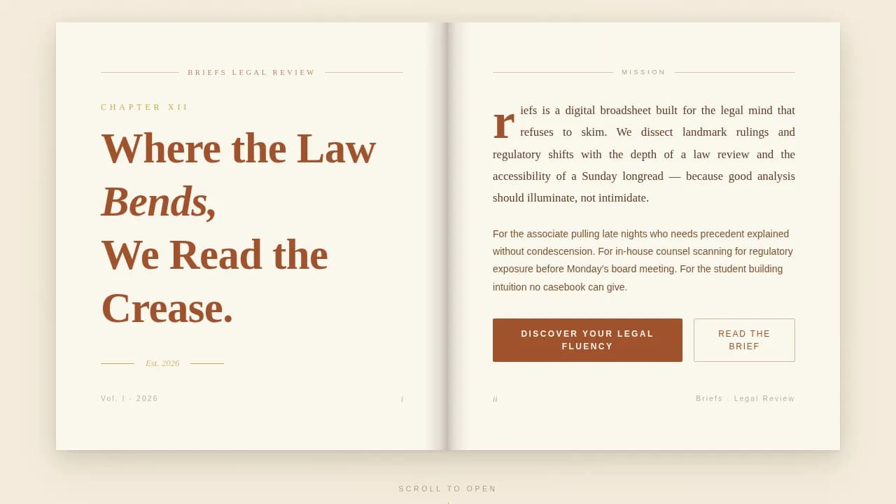 Articles — Definitive Legal Publication Landing Page Template