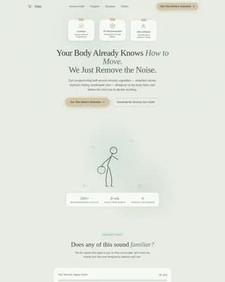 Stim — Sensory Autism Movement Landing Page Template