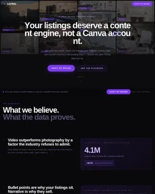 Listing — Premium Real Estate Marketing Landing Page Template