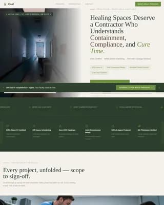 Coat — Elite Medical Painting Landing Page Template