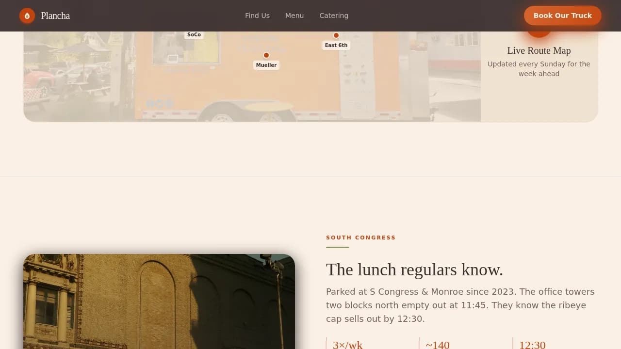 Plancha — Expert Keto Cuisine Landing Page Template