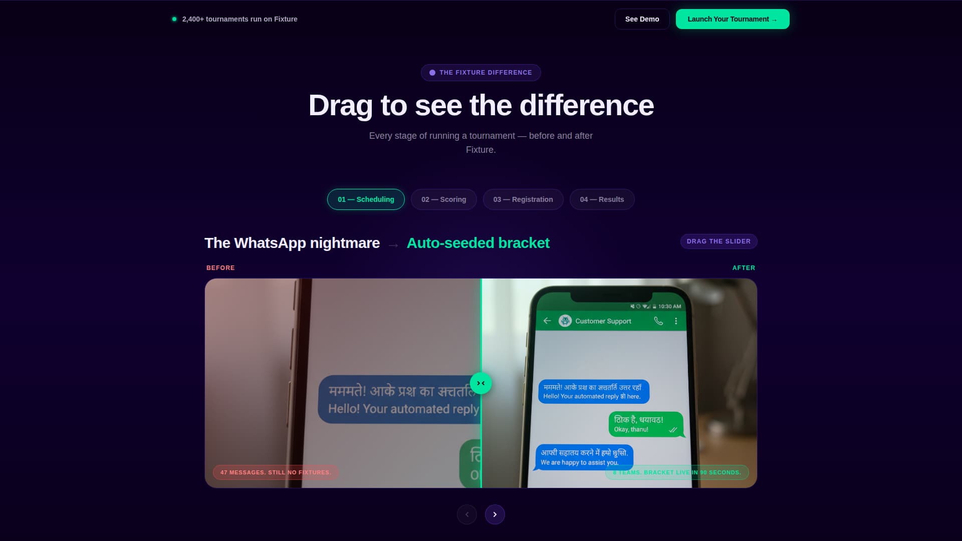 Fixture - Automated Cricket Landing Page Template