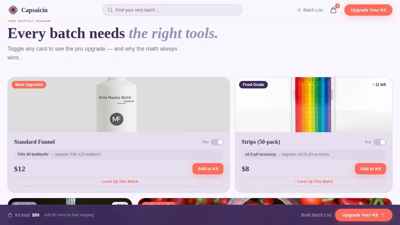 Hobby & Passion Supplies Professional Website Template