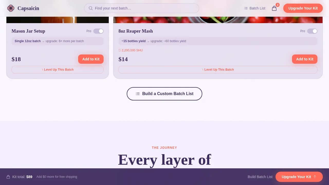 Hobby & Passion Supplies Professional Website Template