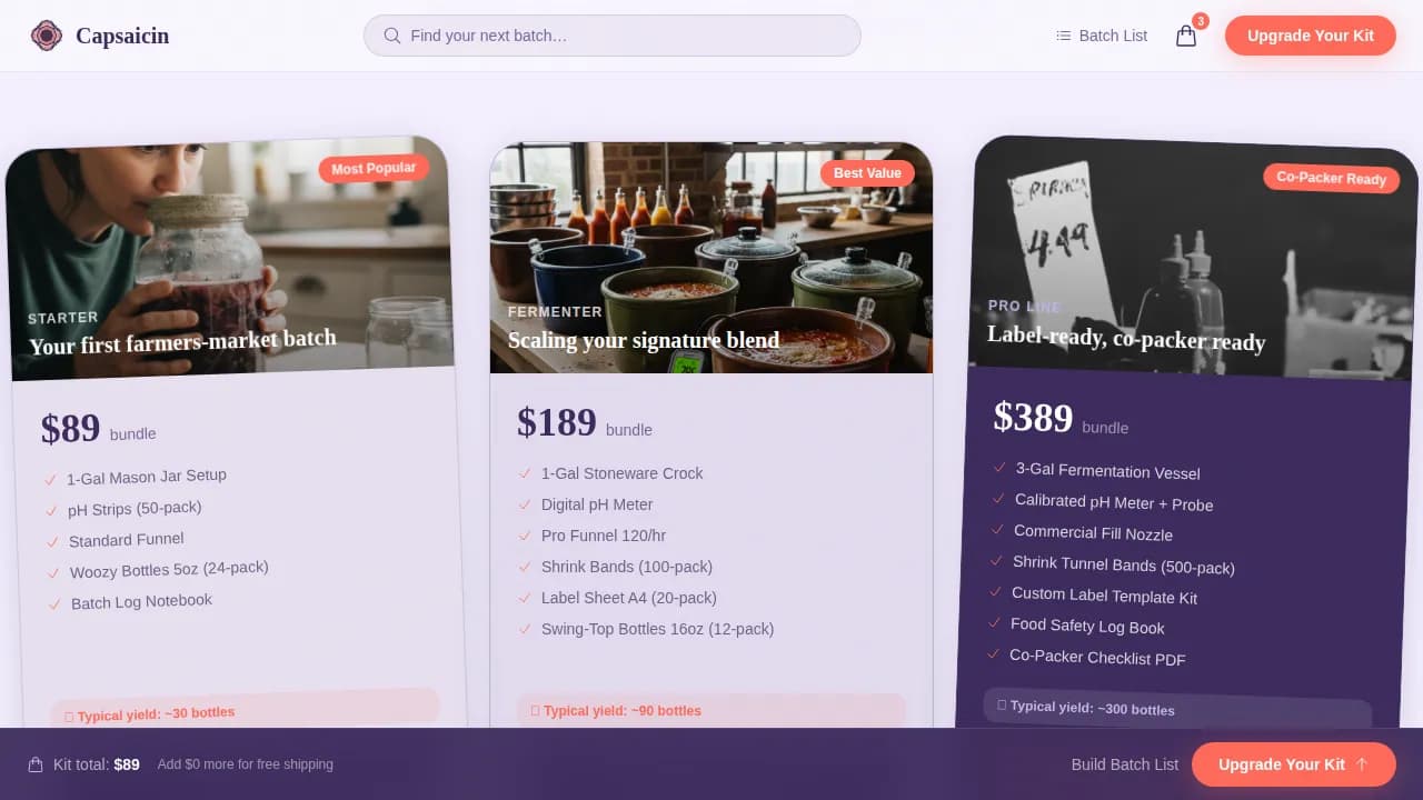 Hobby & Passion Supplies Professional Website Template
