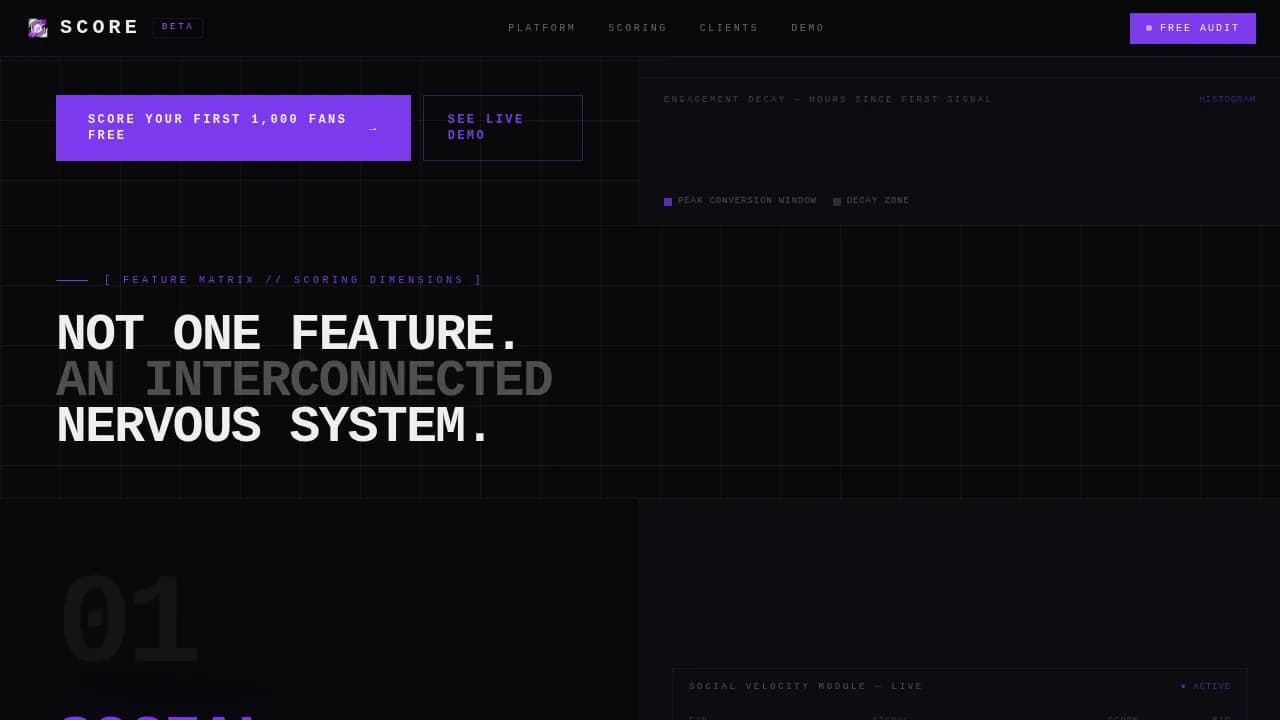 Score — Instant AI Lead Scoring Landing Page Template