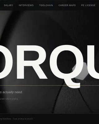 Torque — Professional Mechanical Engineering Landing Page Template