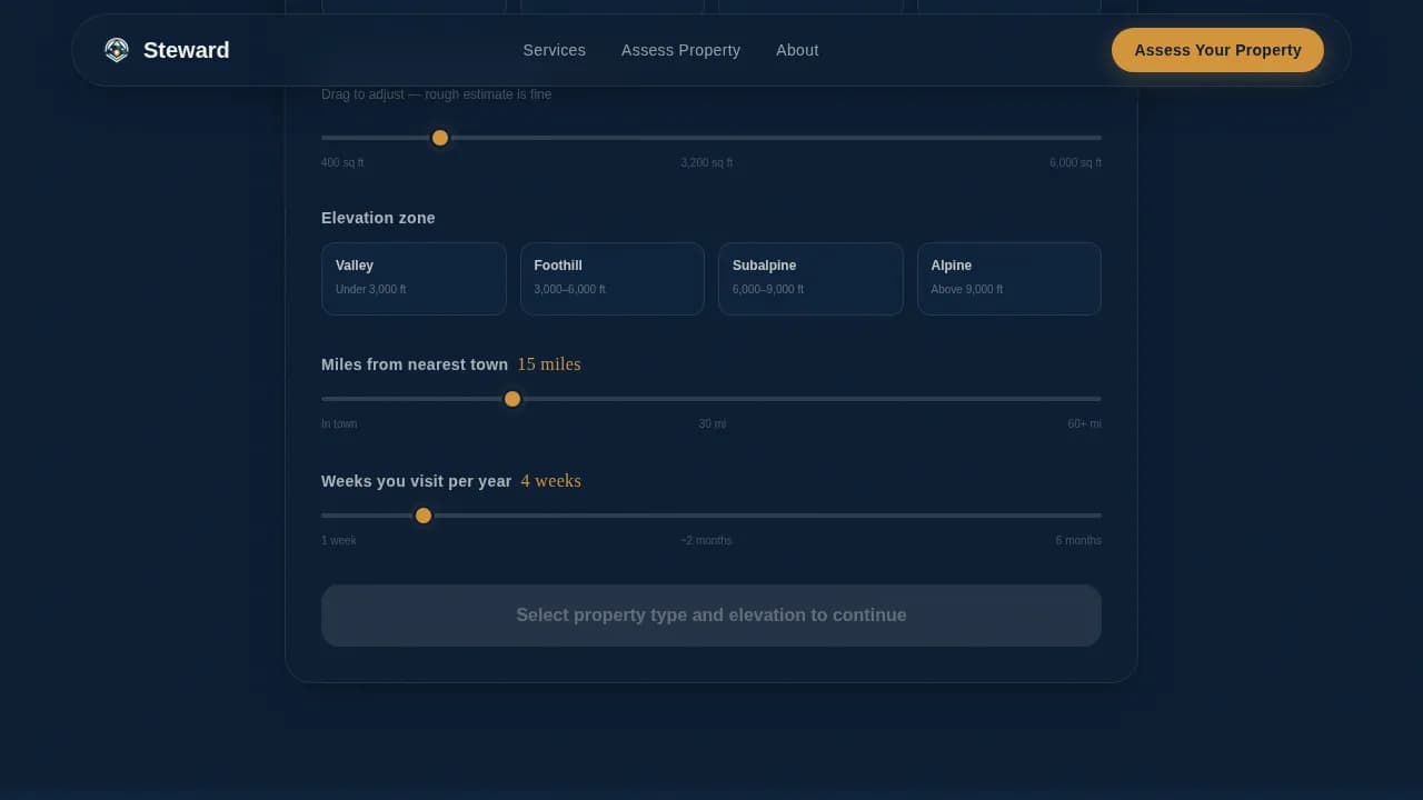 Steward — Premium Estate Management Landing Page Template