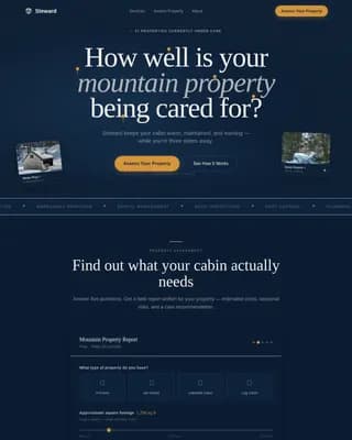 Steward — Premium Estate Management Landing Page Template