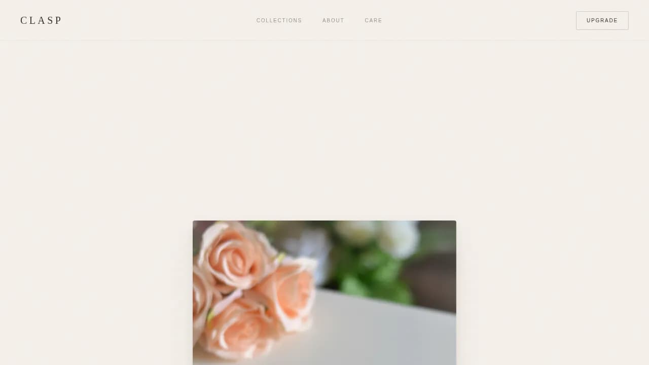 Adornment — Refined Jewelry Brand Landing Page Template