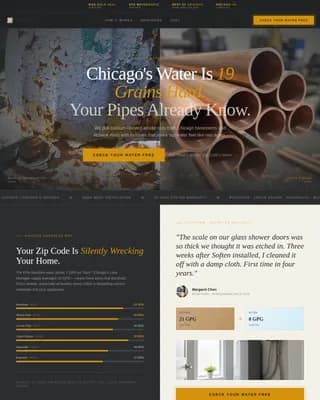 Aqua — Premium Water Softening Landing Page Template