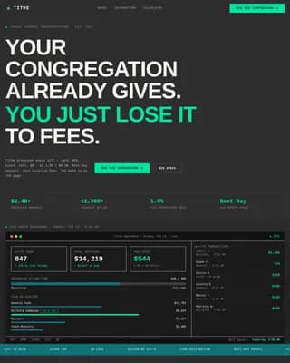 Church & Religious Software Pricing Website Template