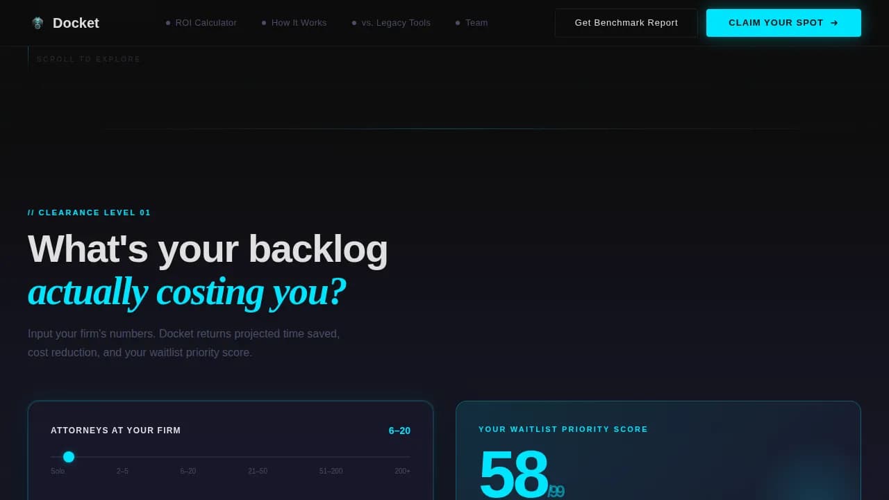 Streamline — Smart Legal Operations Landing Page Template