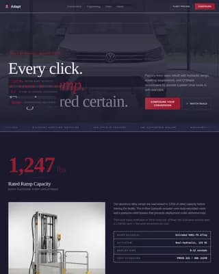 Accessible — Mobility Vehicle Conversion Landing Page Template