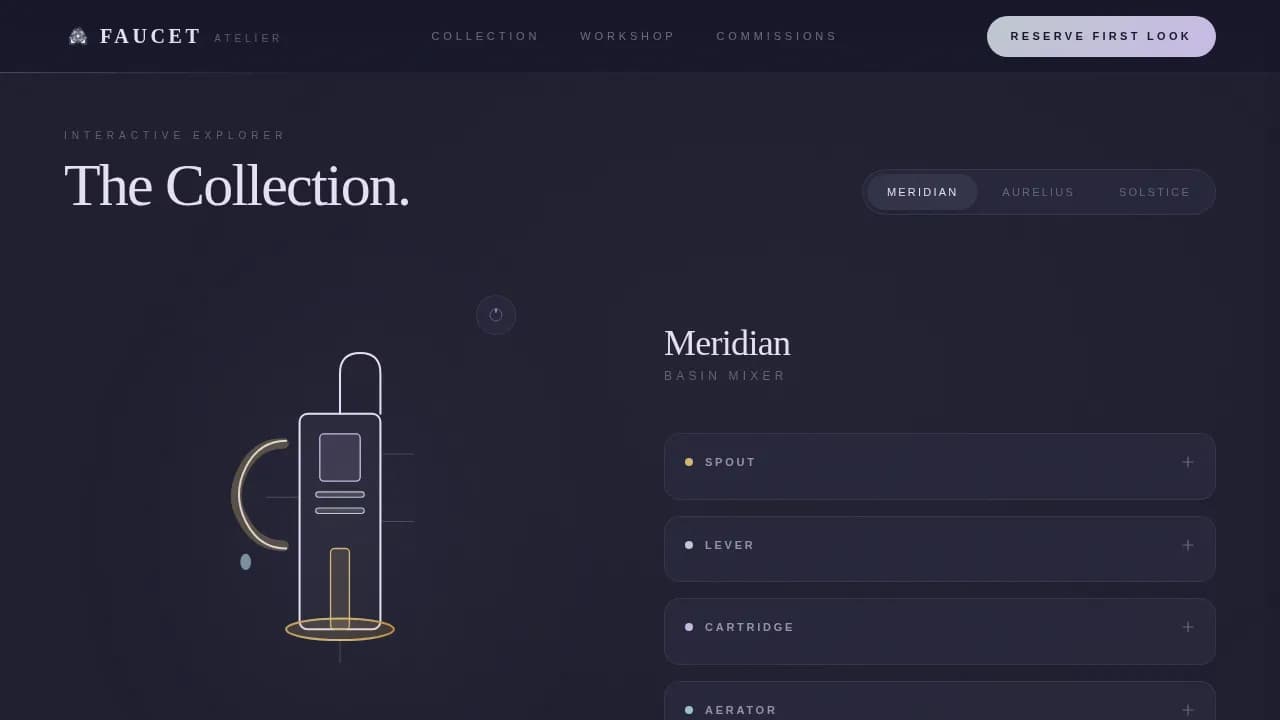 Fixture — Premium Bath Hardware Landing Page Template