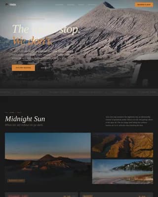 Explore — Immersive Nordic Adventures Landing Page Template