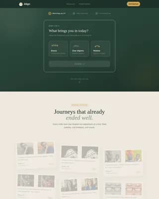 Orthodontic Patient Portal & Intake Website Template