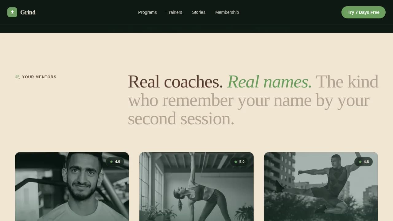 University Campus Gym Website Template for Students