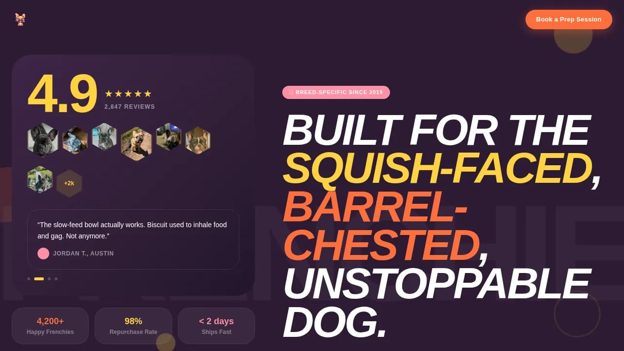 Paws — Playful Puppy Essentials Landing Page Template