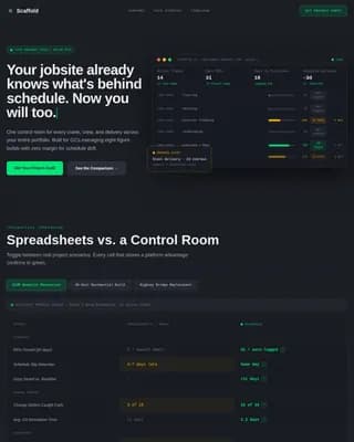 Build — Smart Construction Command Landing Page Template