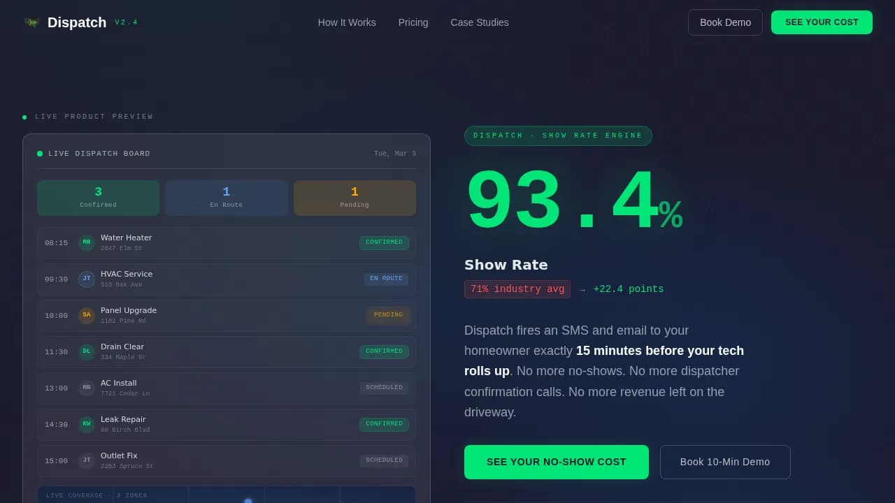 Rapid — Smart Home Services Reminder Landing Page Template