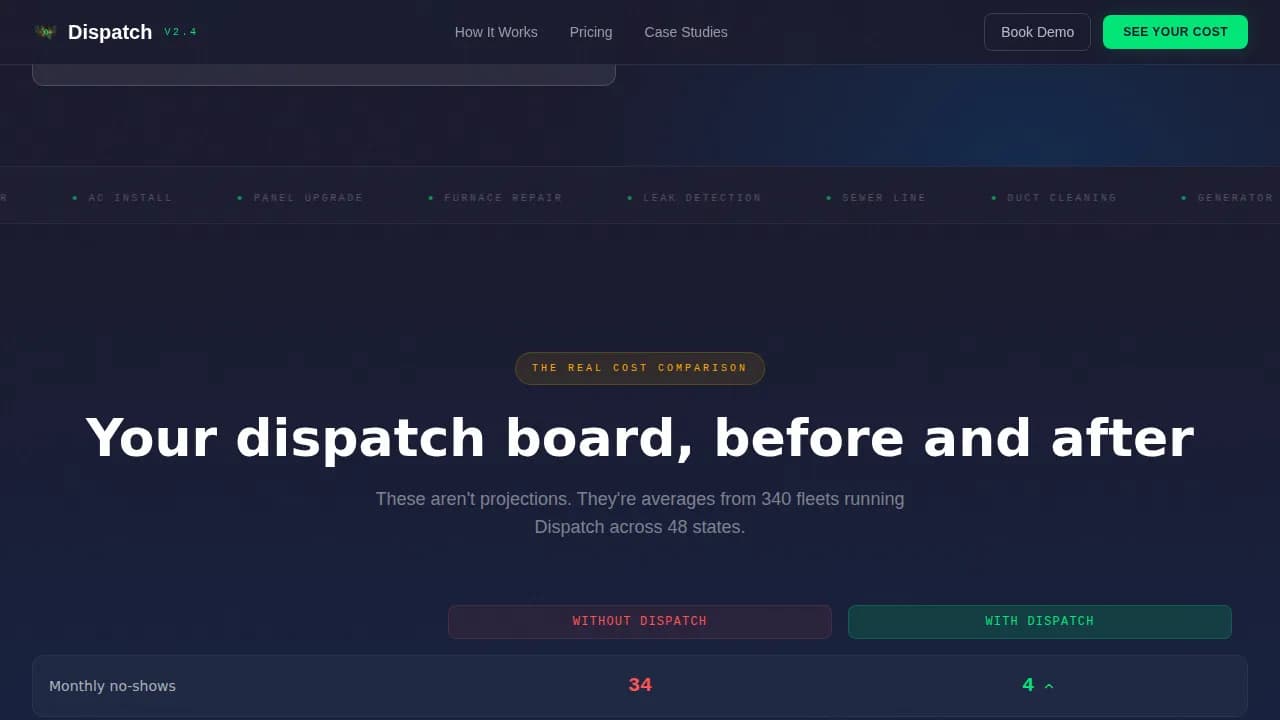 Rapid — Smart Home Services Reminder Landing Page Template