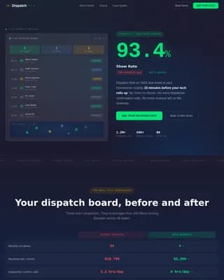 Rapid — Smart Home Services Reminder Landing Page Template