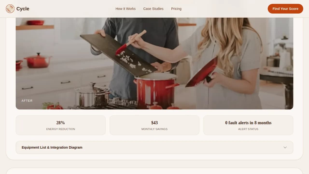 Laundry Room Renovation Portfolio Website Template