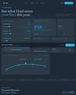 Route — Instant Logistics Dispatch Landing Page Template