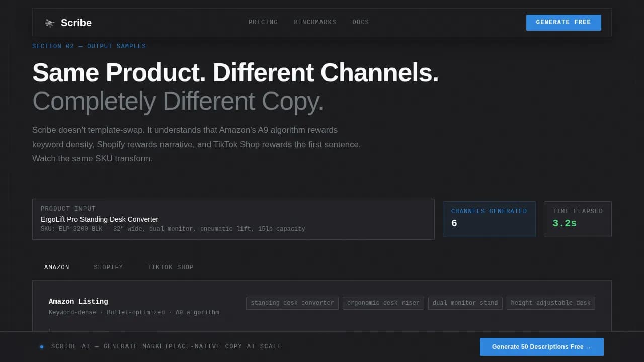 Compose — Smart AI Copywriting Landing Page Template